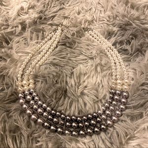 Paparazzi | Stacked Pearl Necklace